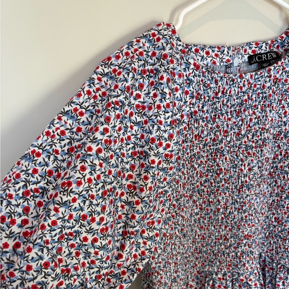 NWT J Crew Meadow dress in poppy 100% cotton poplin Size Large - Picture 11 of 14